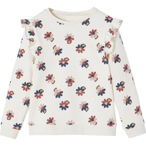 Vertbaudet Meisjessweater met ruches op de mouwen