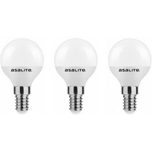Asalite - LED Lamp G45 - Warm Wit Licht - 6W = 40W - 510 Lumen - E14 Fitting - 3 stuks