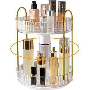Ruime en Stijlvolle 360 Graden Draaibare Make-up Organizer voor Alle Cosmetica