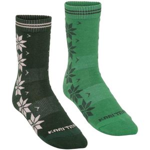 Kari Traa - Vinst - Sokken - Groen - 2-pack