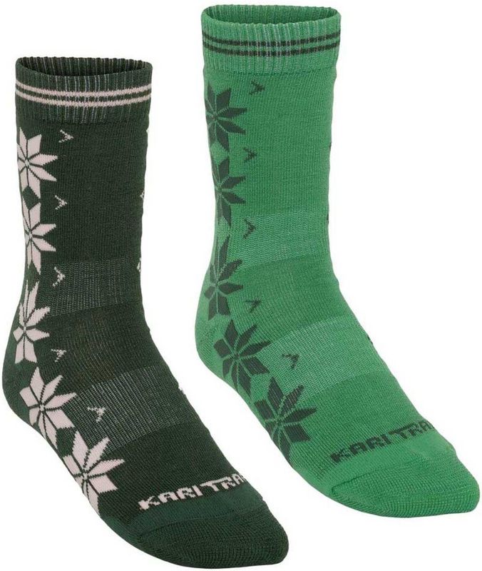 Kari Traa - Vinst - Sokken - Groen - 2-pack