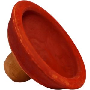 Zenay Aker Fassi Terracotta Kleipotje 100% Zuiver – Bruin-Oranje
