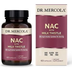 Dr. Mercola - NAC - Met Mariadistel - 60 Capsules