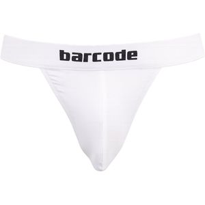 Barcode Berlin Basic Suspender Eros White - MAAT L - Heren Ondergoed - String voor Man - Mannen Thong