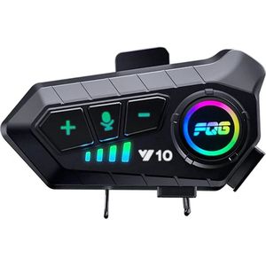 Motorhelm Headset - Helm Headset - Bluetooth Headset - Draadloze Oortelefoon - Waterdicht - Y10 Soft MIC