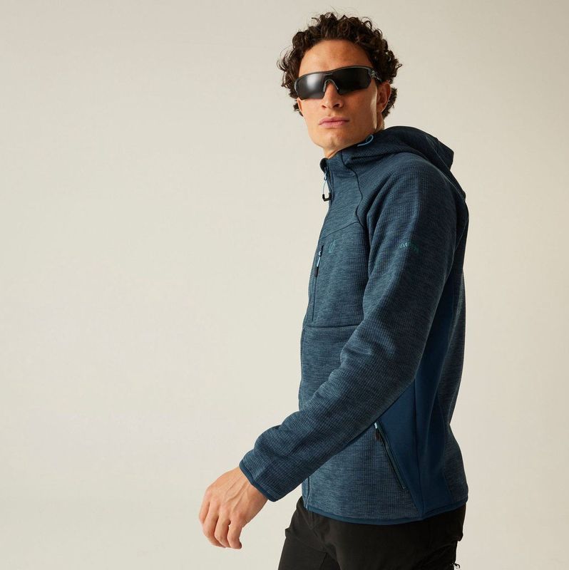 Fleece Skiën Heren Thermisch Gerecycled Stretch