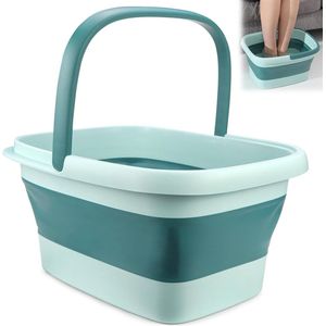 Opvouwbaar Voetbad met Massage, 15 Liter Capaciteit, Lichtgewicht Voetverzorging voor Gezondheid en Ontspanning