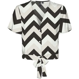 VERO MODA - VMEASY JOY TIE SHIRT WVN GA - Dames - Blouses