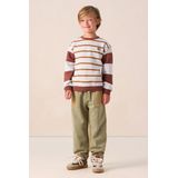 Sissy-Boy - Colourblock Sweatpants - Groen - Regular Fit