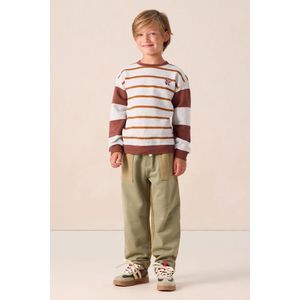 Sissy-Boy - Colourblock Sweatpants - Groen - Regular Fit