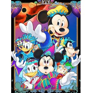 Diamond painting Disney Mickey Minnie Mouse Donald Katrien Duck Goofy 50x70 vierkante steentjes