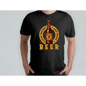Save Water And Drink Beer - T Shirt - Beer - funny - HoppyHour - BeerMeNow - BrewsCruise - CraftyBeer - Proostpret - BiermeNu - Biertocht - Bierfeest