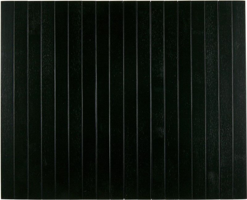 WOOOD Armleuning Flexibel Dienblad M - Hout - Zwart - 44x24