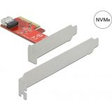 Delock - Host Bus Adapter PCI-Ex4v4 - SFF-8654 4i - Storage Controller