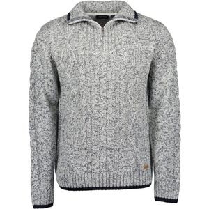 Blue Seven - Trui 376495 off white gemeleerd schipperstrui - maat L