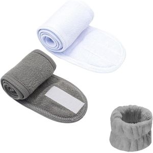 Gezichtsreiniging Hoofdband - Instelbaar - Set van 2 - Voor Make-up en Sport - Dames