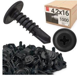 LUN FIX - Schroef 012 FOSFAT met onderkop 4,2x16 zelf - geschikt voor bevestiging in hout - 1000 stuks