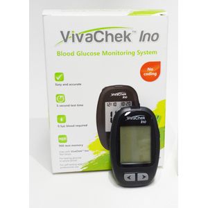 VivaChek Ino glucosemeter Startpakket (inclusief 10 lancetten, 10 test strips en een prikpen)