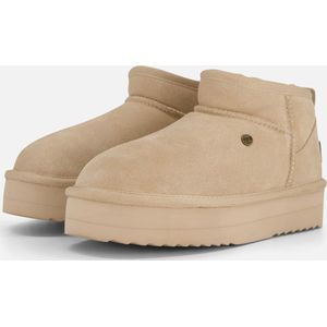 Warmbat Durack Gevoerde boots beige Suede - Dames