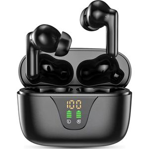 Golden Sound Momentum - Draadloze oordopjes - Bluetooth oortjes met Noise Cancelling - Led display - Touch functie - Geschikt voor elke smartphone & laptop