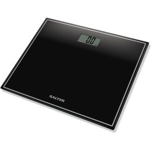 Compacte Digitale Weegschaal – Gehard Glas, Nauwkeurige Metingen, Gemakkelijk af te Lezen LCD Display in Metrische/Engelse eenheden, Tot 150 kg