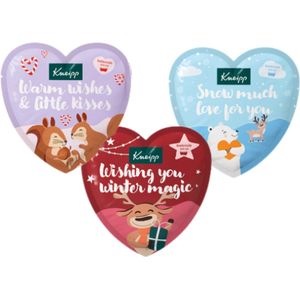 Wintergeur Badschuim - Set van 3 | 3x 40g - Boodschap vanuit het Hart | Badzout Kneipp - Speciaal voor de wintermaanden