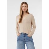 comma - T-Shirt - Lange Mouwen - V-hals