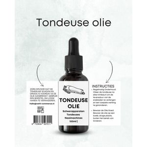 tondeuse olie - naaimachine olie - geschikt voor wahl olie - scheerapparaat olie - clipper oil