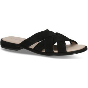 Caprice - Muilezel - Zwart - Leer - G-wijdte