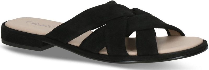 Caprice - Muilezel - Zwart - Leer - G-wijdte