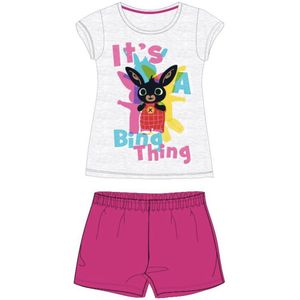 Bing Shortama Katoen Roze Maat 110
