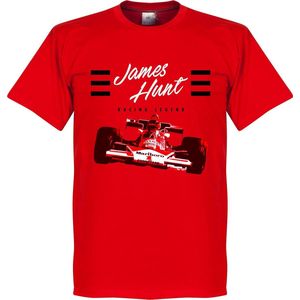 James Hunt T-Shirt - Rood  - L