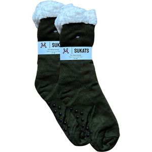 BLACK FRIDAY - Sukats® Huissokken - Homesocks - Maat 41-46 - Antislip Sokken - Fluffy Sokken - Heren Huissokken - Slofsokken - Variant 18 - Meerdere Maten en Varianten - Verwarmde Sokken