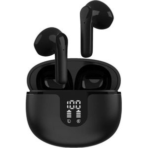 Bluetooth oordopjes - in ear - oortjes - Oordopjes - Draadloze oordopjes - Draadloze bluetooth oordoppen - Pro 5 Oordoppen - Bluetooth oortjes - Zwart