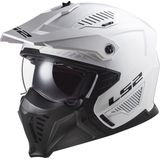 LS2 Helm Drifter Solid OF606 metallic wit maat XL