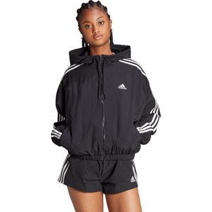 adidas Sportswear Essentials 3-Stripes Woven Windjack - Dames - Zwart- XL