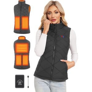 Verwarmde Vest voor Dames en Heren met Power Bank - Elektrisch Verwarmd Vest voor Buitensport