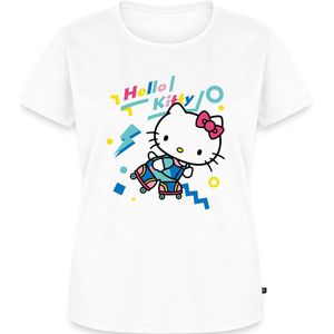 Hello Kitty Jaren 90 Stijlen Met Rolschaatsen Premium T Shirt Dames