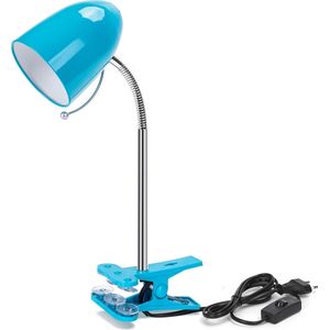 Aigostar LED klemlamp - bureaulamp met klem - E27 Fitting - Turqoise - Excl. lampje