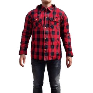 DESI Lumberjack Motorjas - houthakker jas met protectie - rood - maat L
