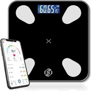 Equivera Personenweegschaal Beste Koop - Digitale Weegschaal - Lichaamsanalyse