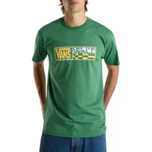 Vans - Hi Stretch Shirt - Groen - Geel - Wit - 100% Katoen