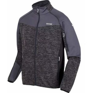 Regatta - Coladane III - Fleece Jas - Black Grey - Mix van Polyester en Viscose