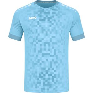 JAKO Shirt Pixel Korte Mouwen Zachtblauw Maat XXL
