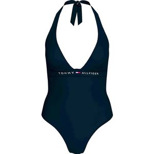 Tommy Hilfiger - Uw0uw05850 - Badpak - Donker Navy Blauw
