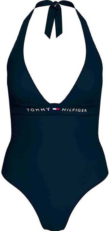 Tommy Hilfiger - Uw0uw05850 - Badpak - Donker Navy Blauw