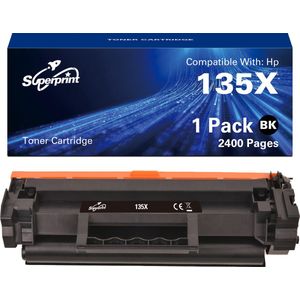 Superprint XL Huismerk Toner geschikt voor HP 135X W1350X - zwart - Hoge capaciteit
