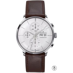 Junghans Meister Chronoscope 27/4120.02 - heren horloge - luxe horloge - chronograaf - vintage - saffier bolglas horloge - cadeautip