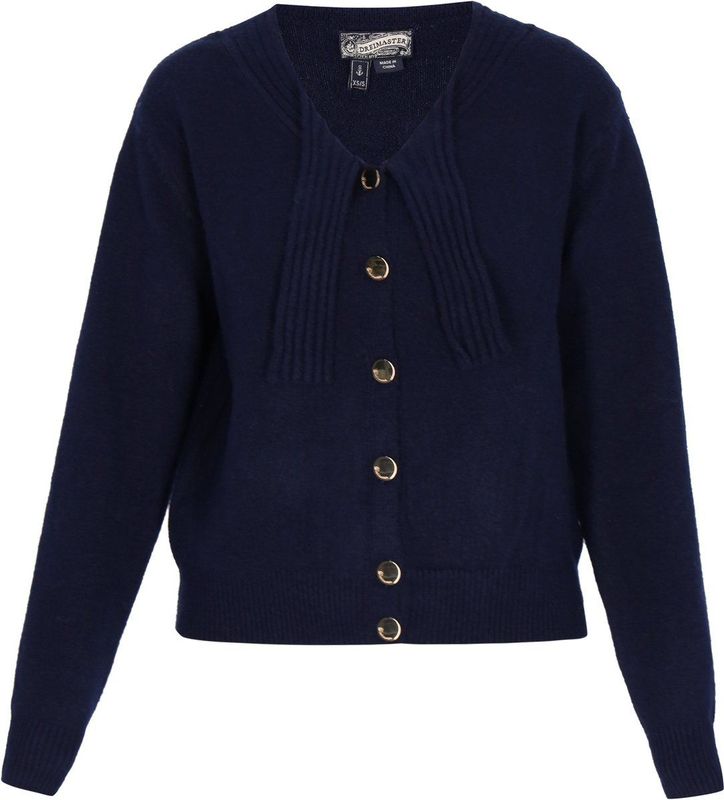 DreiMaster - Vintage - Gebreid Vest - Marine