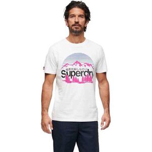 Superdry Great Outdoors Nr Graphic T-shirt Met Korte Mouwen Wit XL Man